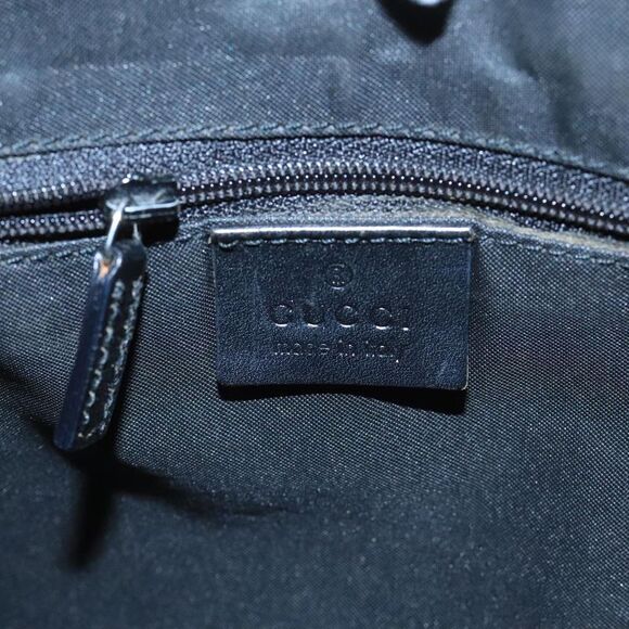 Gucci Gg Canvas Black Canvas Shoulder Bag (Pre-Owned) - Picture 13 of 16